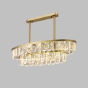 Loft Industry Modern - Wow Oval 2Row Chandelier